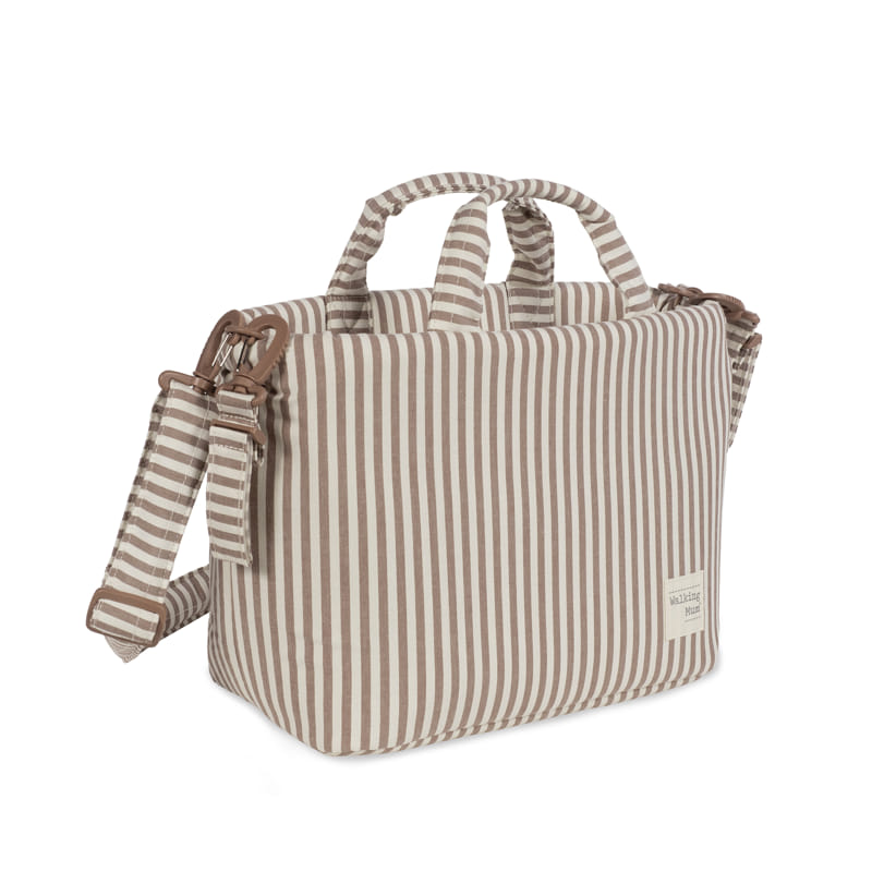 Bolsa Canastilla Praliné Rayas Moka - Imagen 4