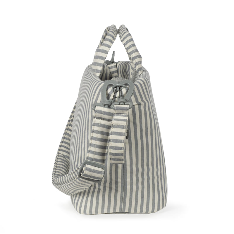 Bolsa Canastilla Praliné Rayas Matcha - Imagen 5