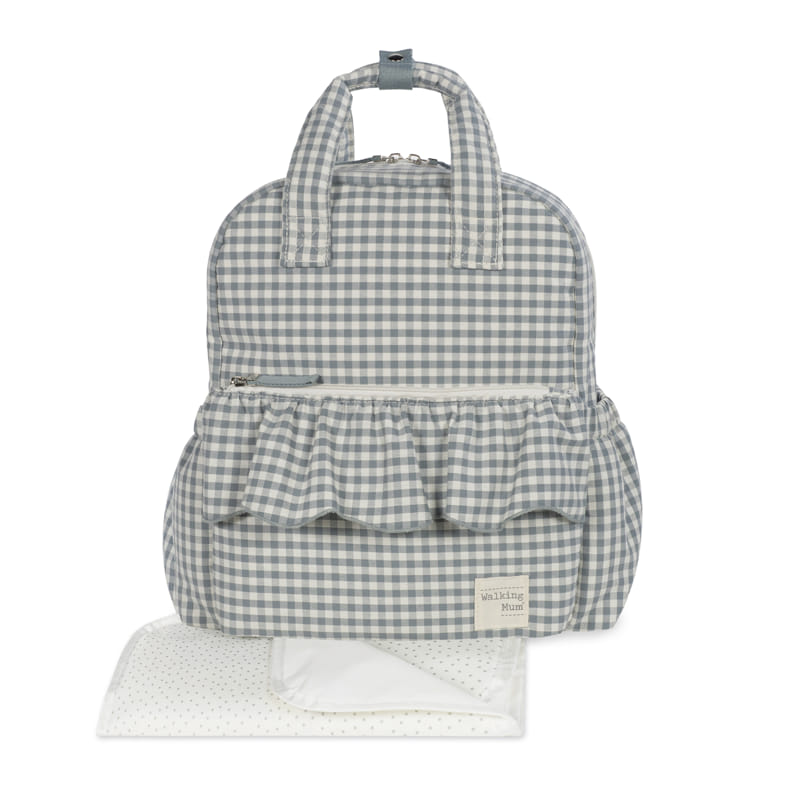 Bolsa Canastilla Praliné Vichy Matcha