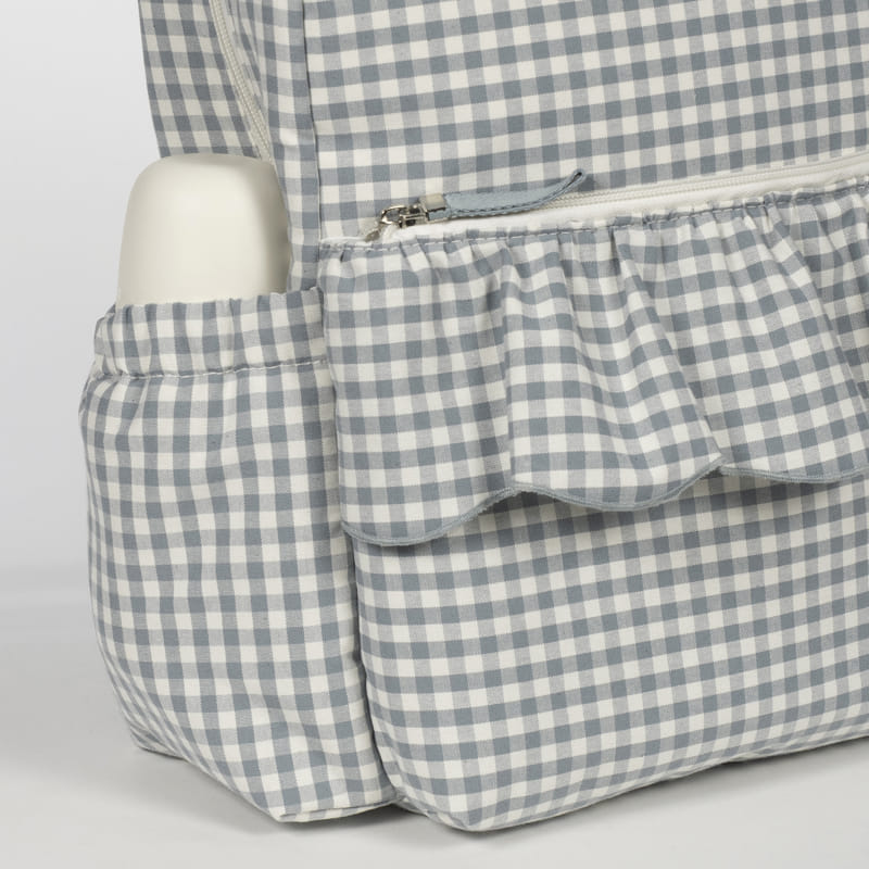 Bolsa Canastilla Praliné Vichy Matcha - Imagen 7