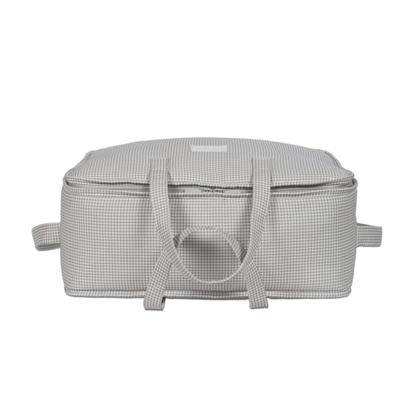 Maleta Little Bloom Vichy Gris - Imagen 5