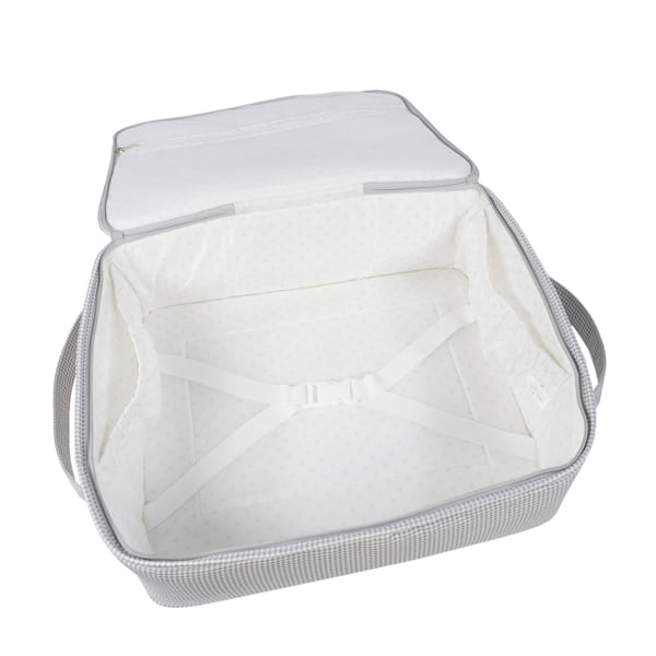 Maleta Little Bloom Vichy Gris - Imagen 6