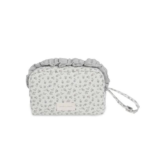 Neceser Little Bloom Flor Gris