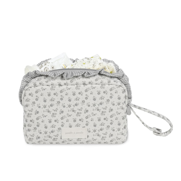 Neceser Little Bloom Flor Gris - Imagen 4