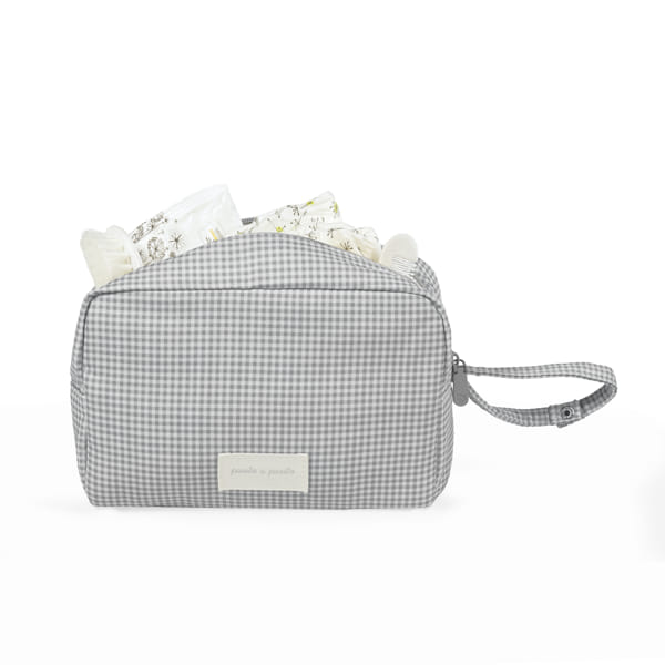 Neceser Little Bloom Vichy Gris - Imagen 4