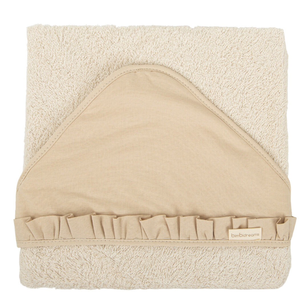 Capa de Baño Bebé 100x100 cm Algodón Lino Stone Washed