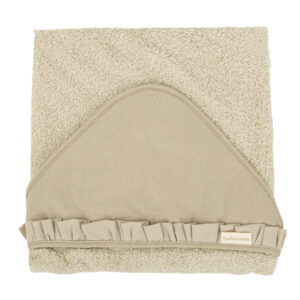 Capa de Baño Bebé 100x100 cm Algodón Verde Musgo Stone Washed