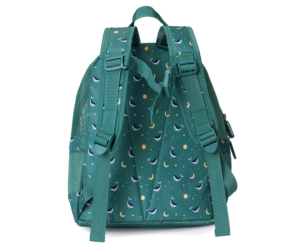 Mochila Infantil Antiarena Whale Teal - Imagen 2