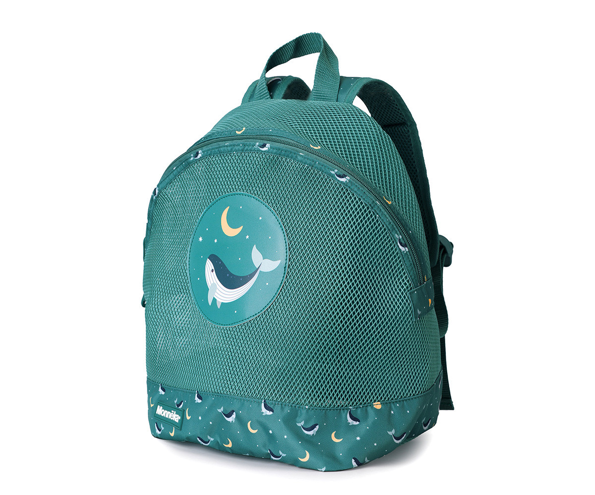 Mochila Infantil Antiarena Whale Teal - Imagen 3