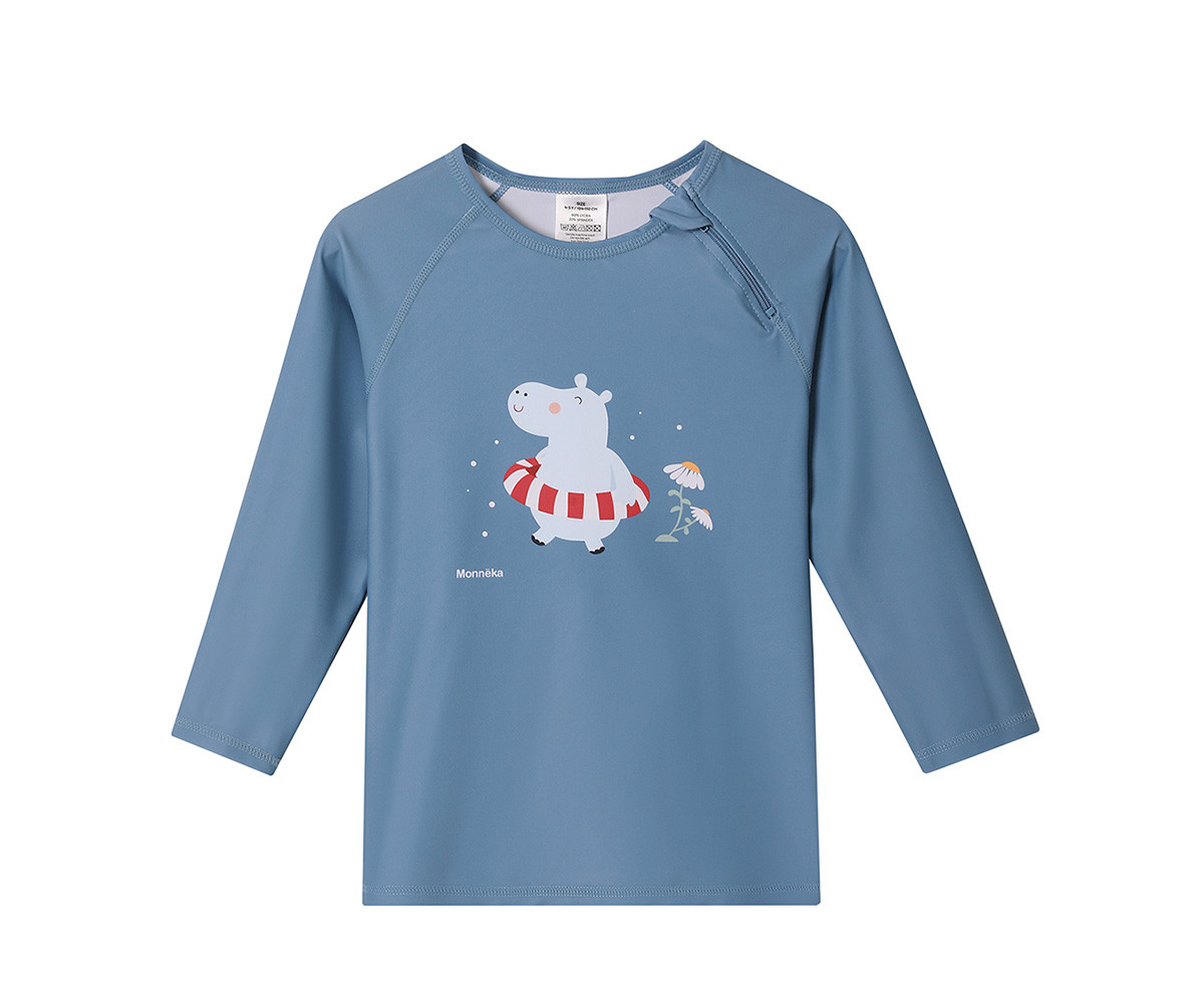 Camiseta Protección Solar Manga Larga Hippos