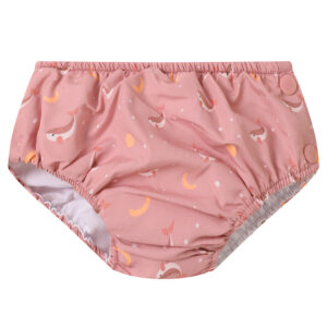 Bañador Pañal Volantes Whale Pink