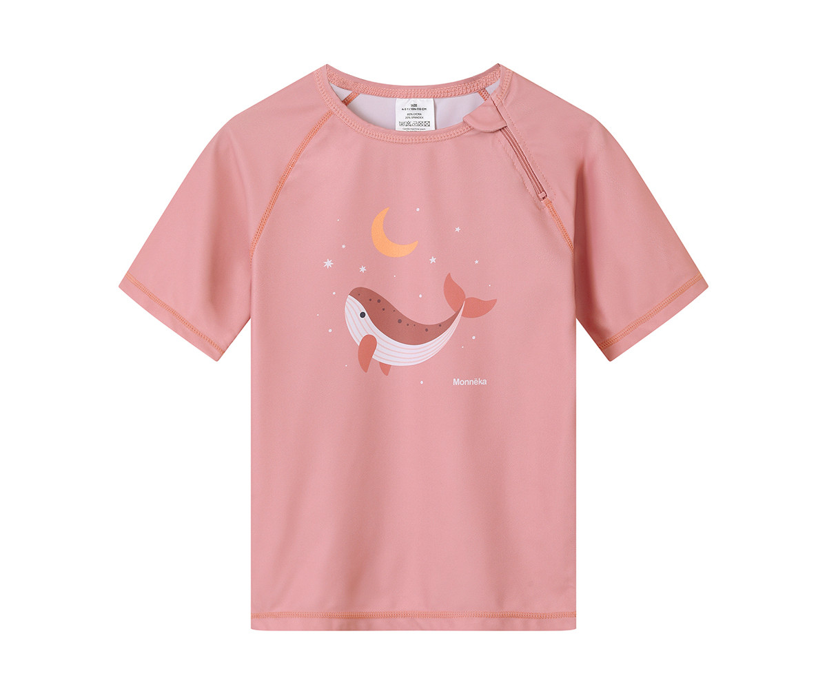 Camiseta Protección Solar Whale Pink
