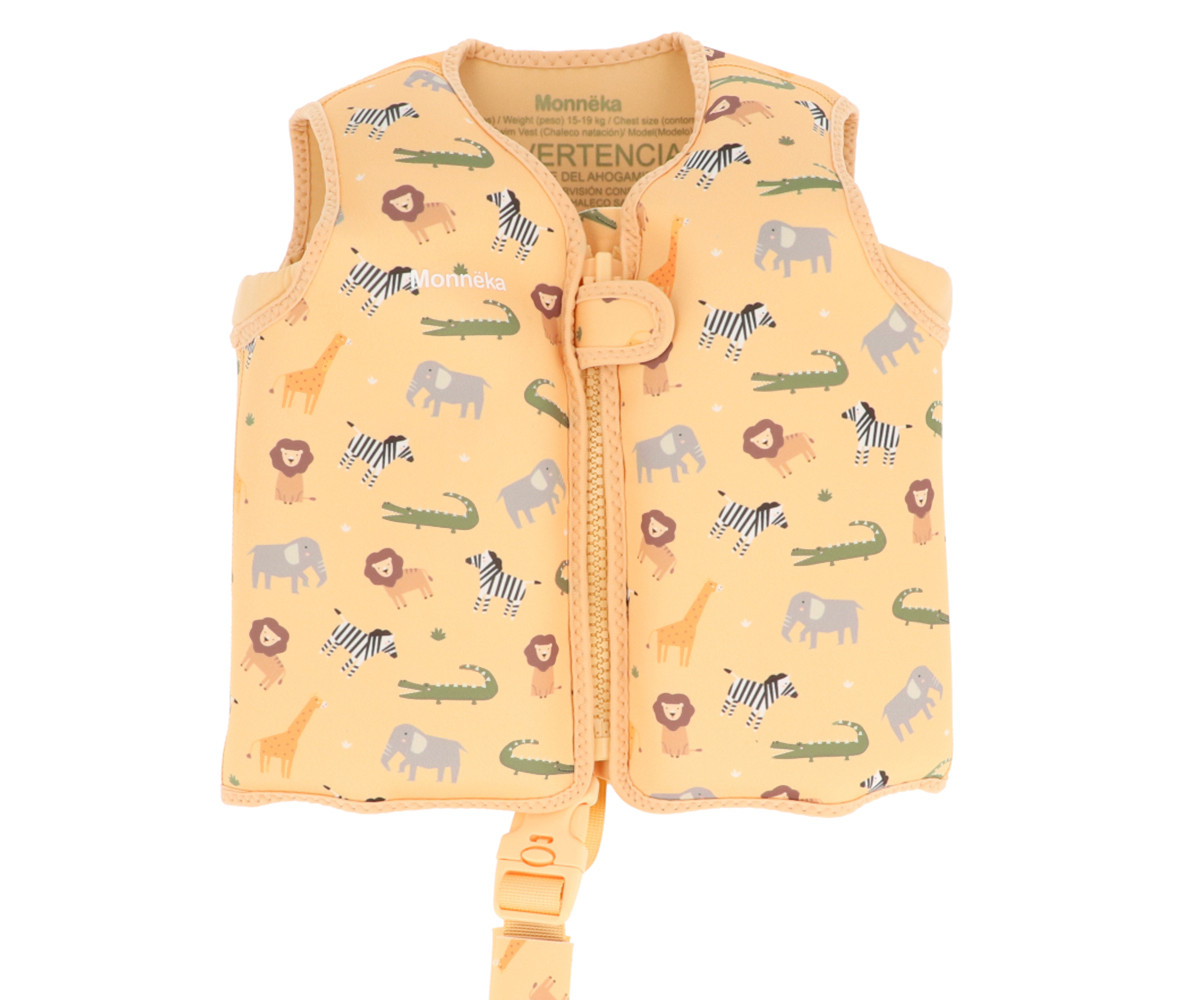 Chaleco Flotador Aprendizaje Wild Animals