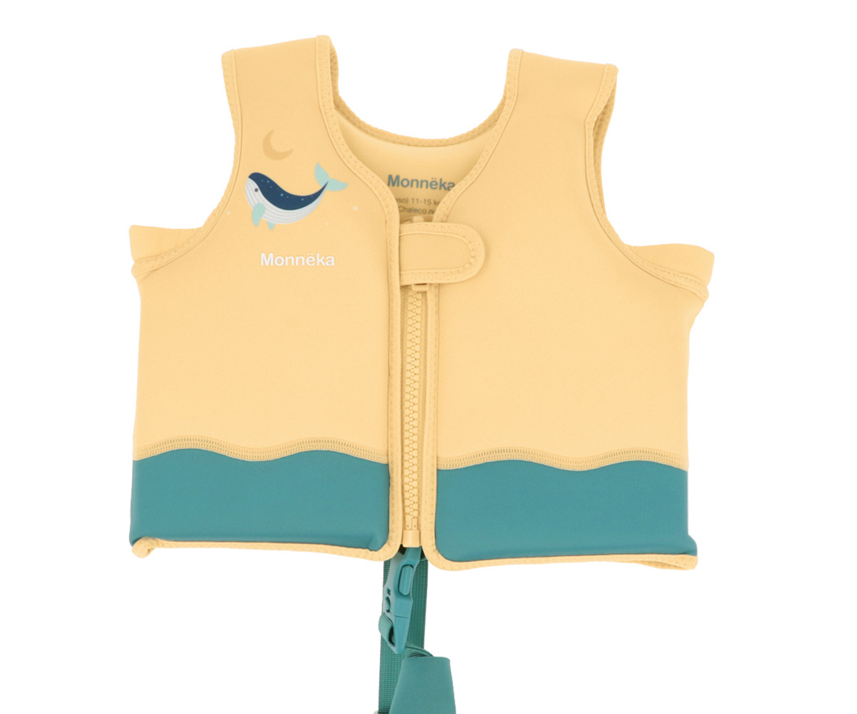 Chaleco Flotador Aprendizaje Whale Teal