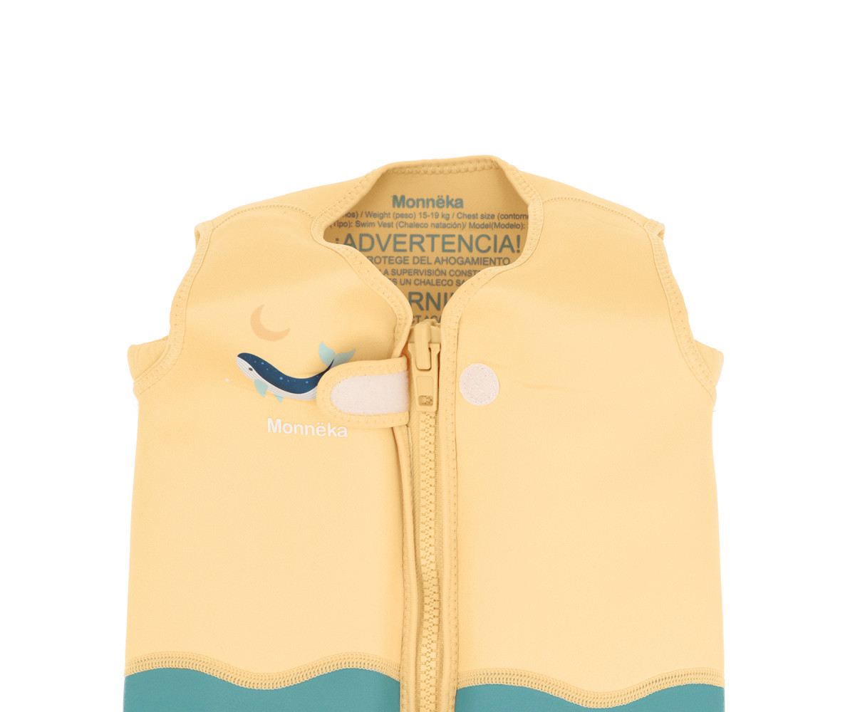 Chaleco Flotador Aprendizaje Whale Teal - Imagen 3