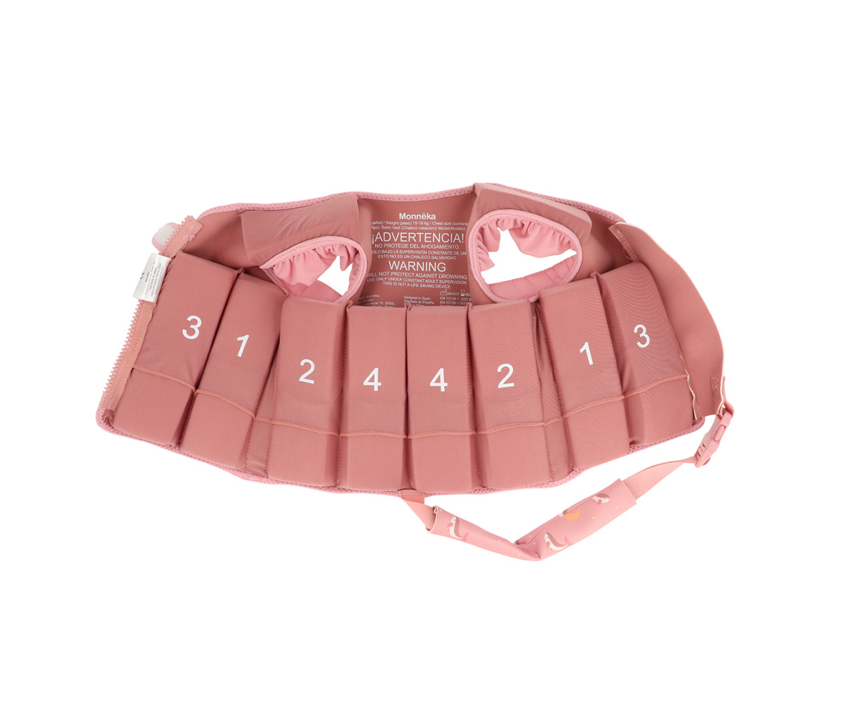 Chaleco Flotador Aprendizaje Whale Pink - Imagen 4