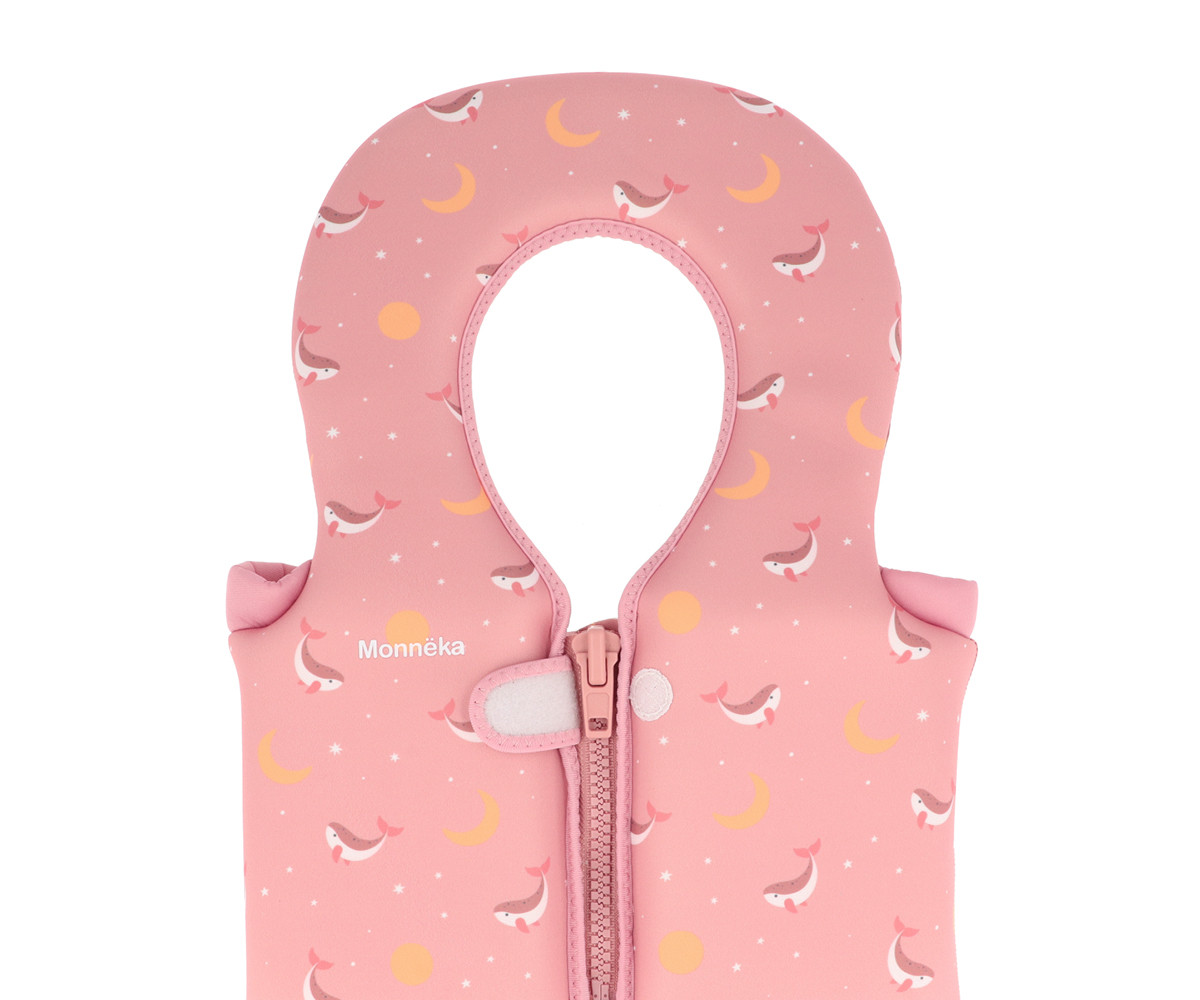 Chaleco Flotador Aprendizaje Whale Pink Talla 1-2 años - Imagen 3