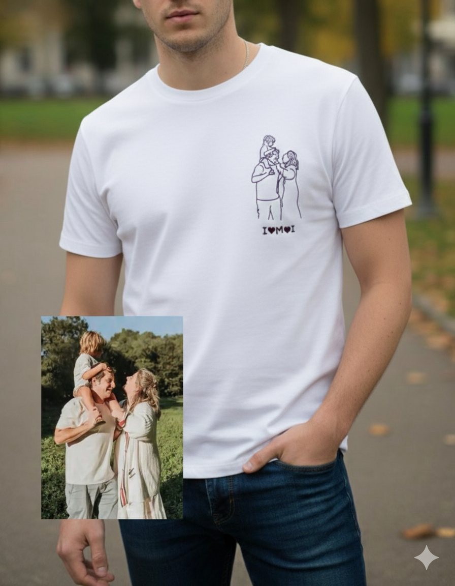 Camiseta Foto | Bordamos tu Foto en una Camiseta