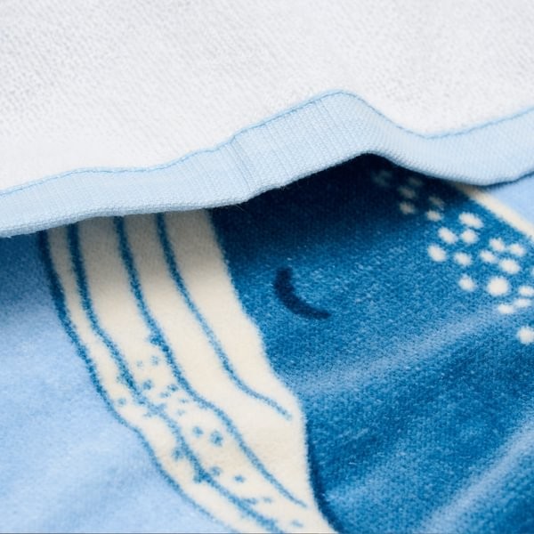 Toalla de Playa World Blue 60x120cm - Imagen 2
