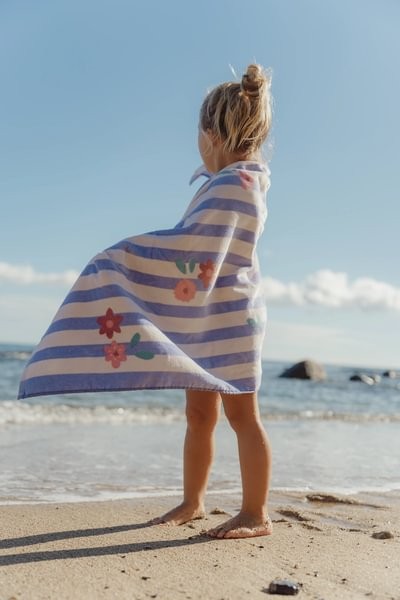 Toalla de Playa Purple Stripe 60x120cm - Imagen 6