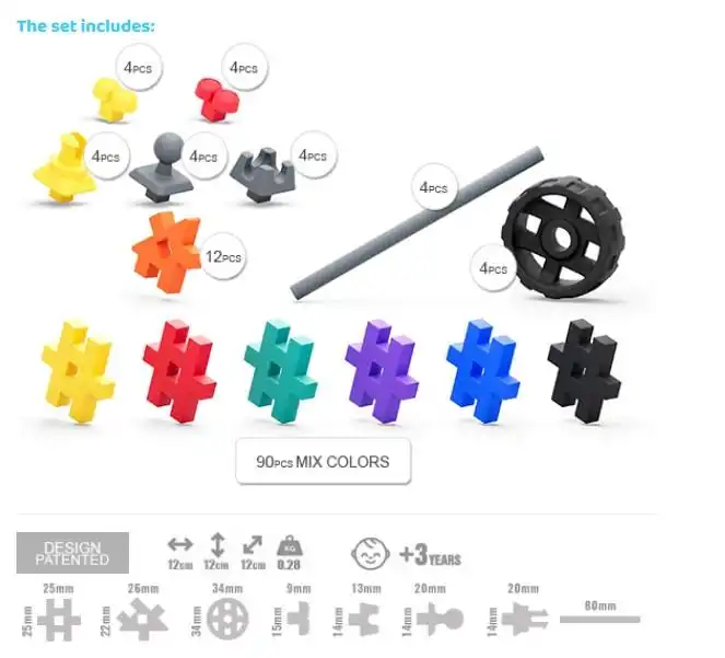 MELI Basic Tech+ 130 pcs - Imagen 4