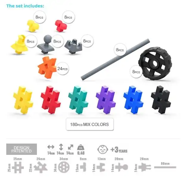 MELI Basic Tech+ 260 pcs - Imagen 4
