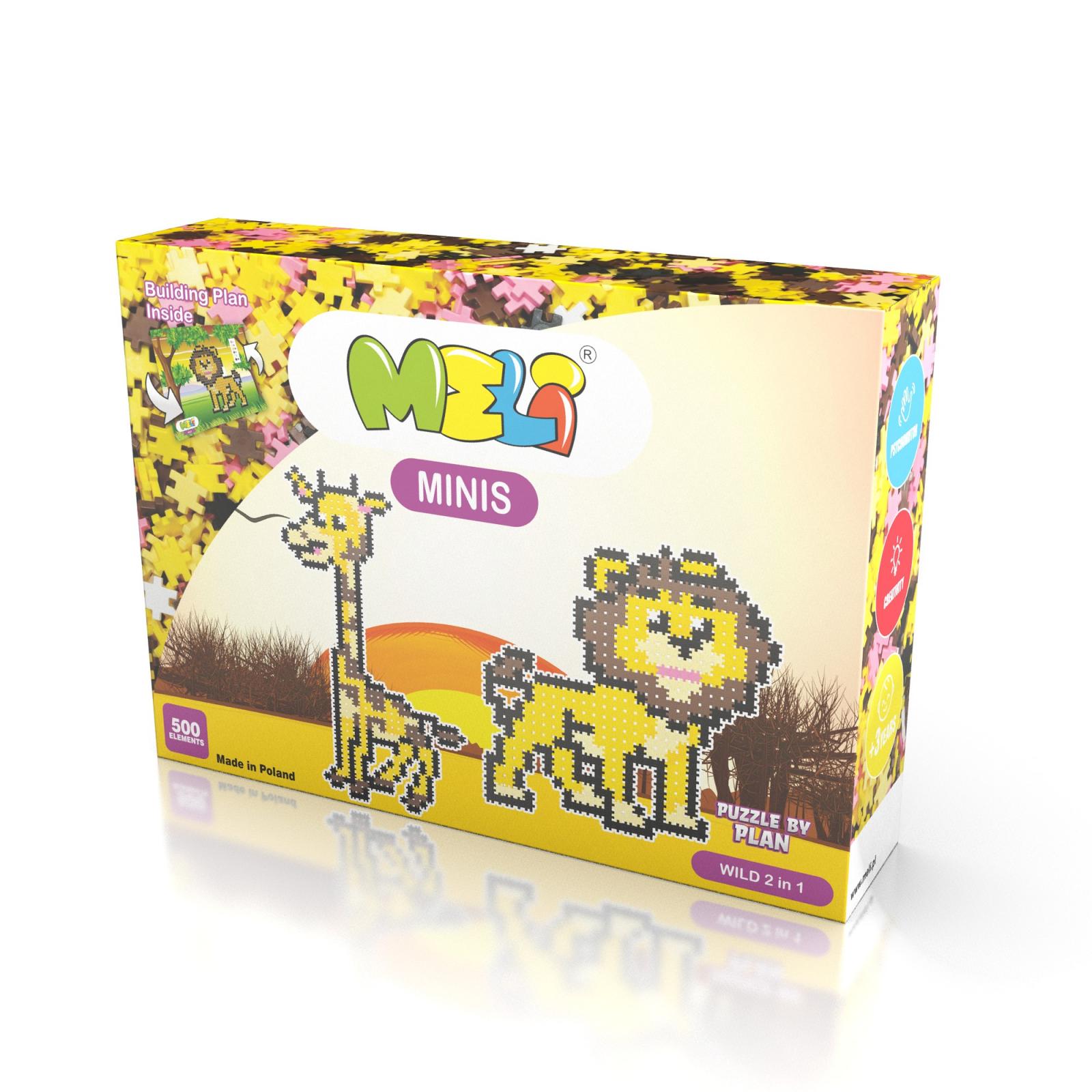 MELI Minis Tematic 2 en 1 Safari