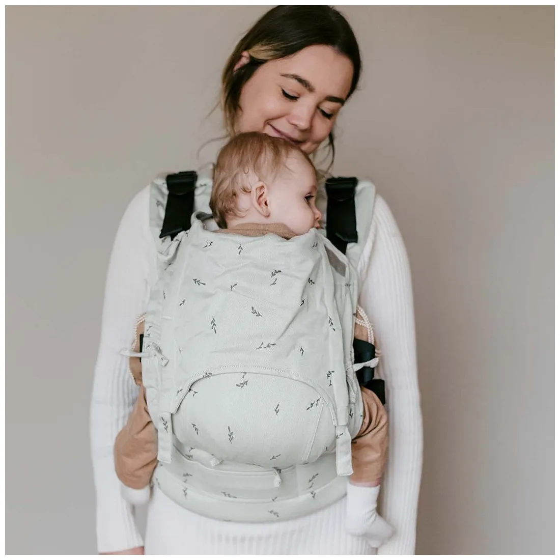 Mochila Portabebés Fidella Fusion Toadler Leaves Green - Imagen 2