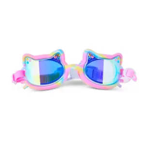 Tie-Dye Tabby Kids’ Swim Goggles – Meowberry Breeze