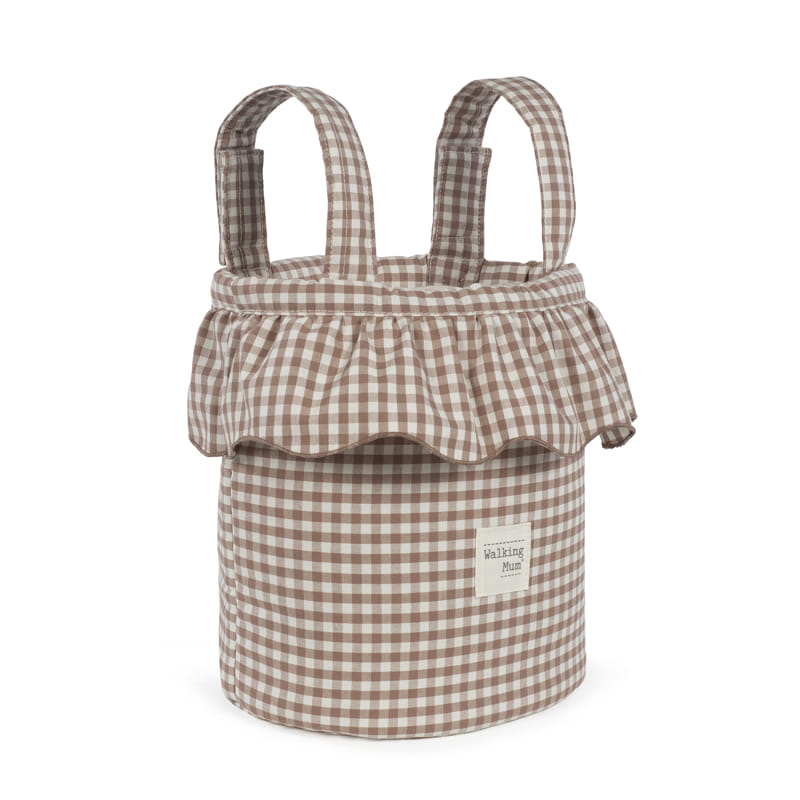 Bolso Bucket Praliné Vichy Moka - Imagen 2