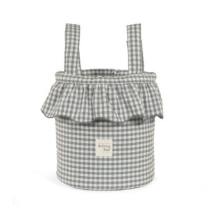 Bolso Bucket Praliné Vichy Matcha