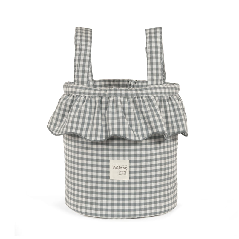 Bolso Bucket Praliné Vichy Matcha
