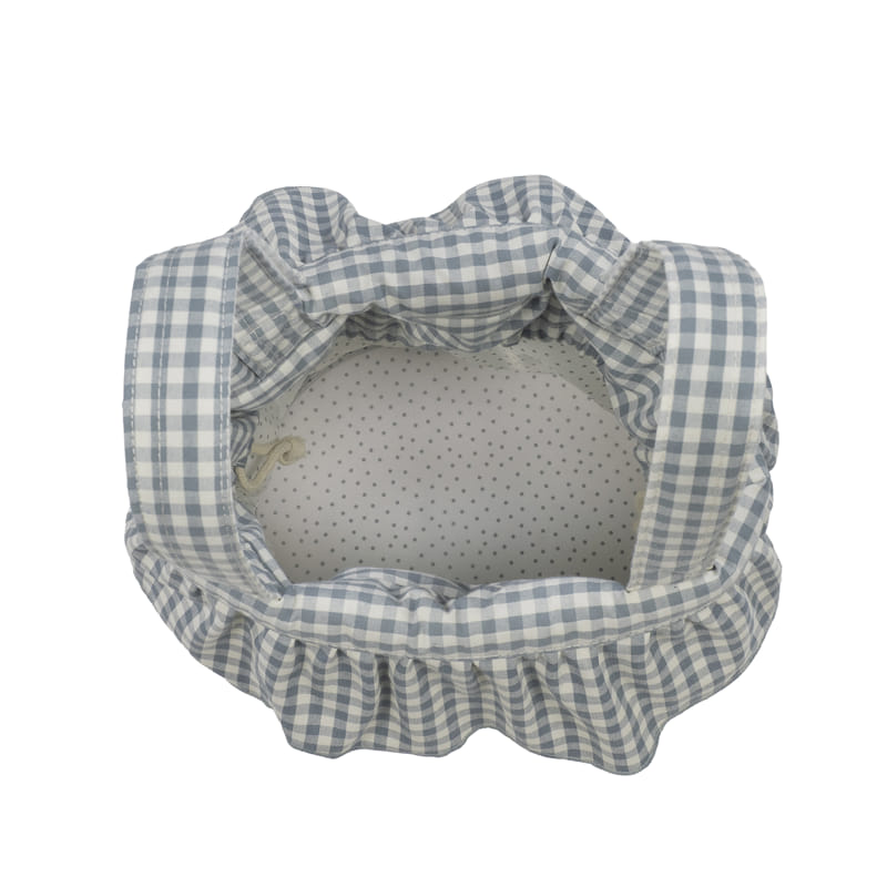 Bolso Bucket Praliné Vichy Matcha - Imagen 4