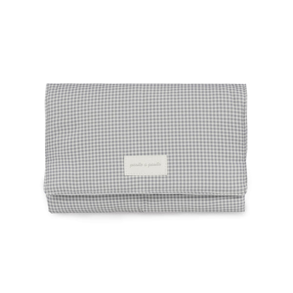 Cambiador Little Bloom Vichy Gris