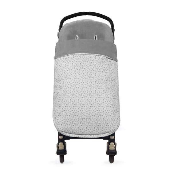 Saco Silla Invierno Little Bloom Flor Gris TOG 3,5