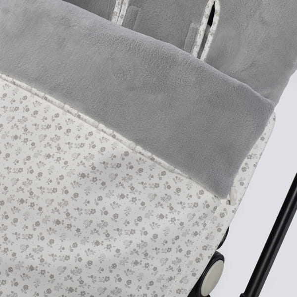 Saco Silla Invierno Little Bloom Flor Gris TOG 3,5 - Imagen 3