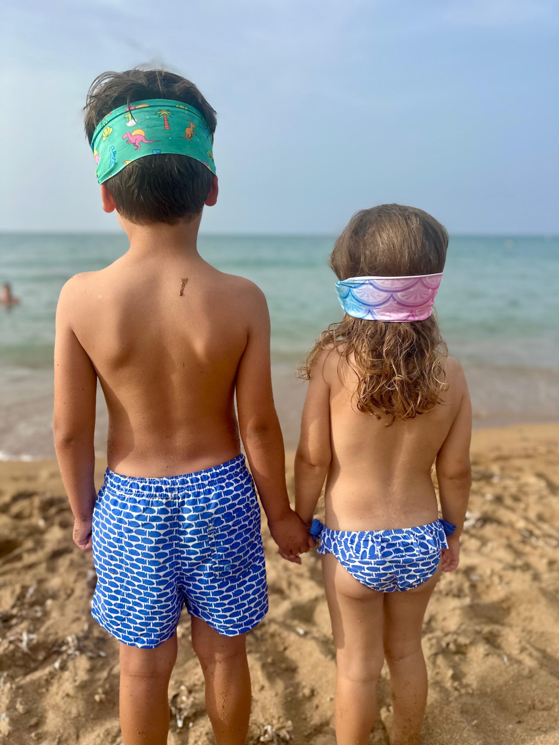 Gafas Infantiles Rosas con Turbante Sirenas - Imagen 3