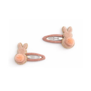 Set de 2 clips de pelo Pom-Pom Bunny