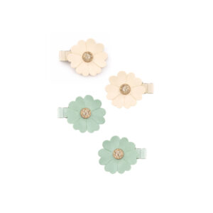 Set de 4 clips Flower
