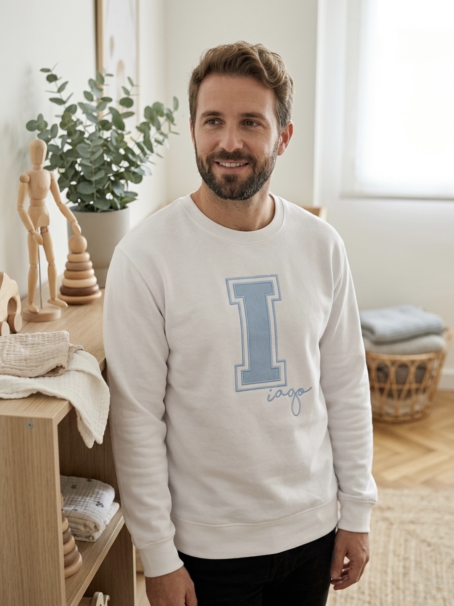 SUDADERA ADULTO UNISEX “COLLEGE” PERSONALIZADA (Serigrafía) (XS–3XL) - Imagen 7