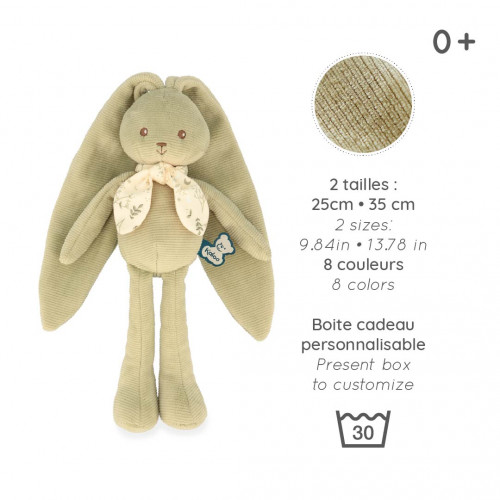 Conejito Muñeca Verde 25 cm - Imagen 5