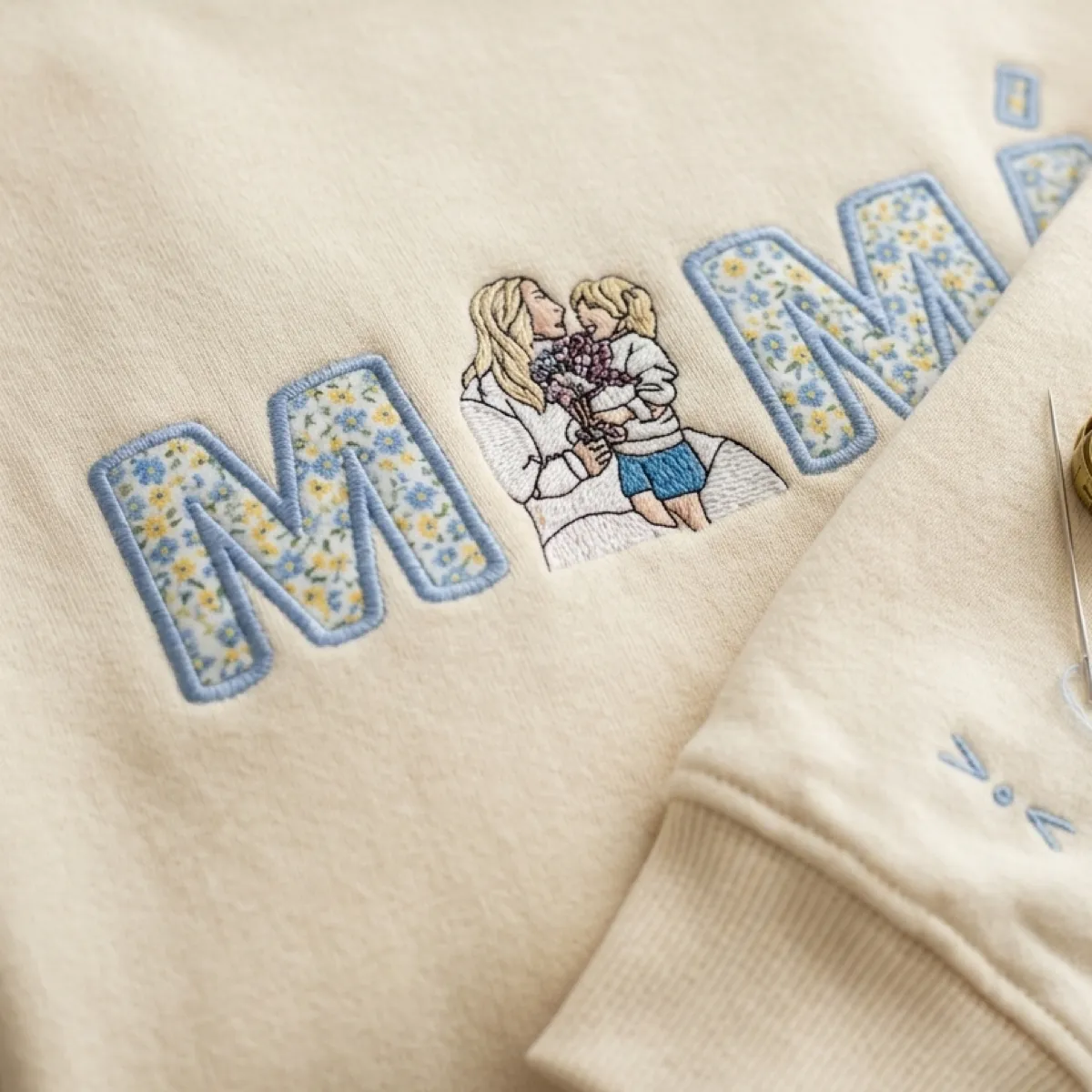 Sudadera Foto PAPÁ O MAMÁ| Bordamos tu Foto en una Sudadera - Imagen 3