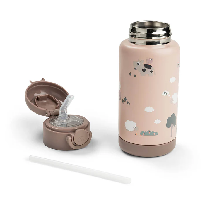 Botella Térmica con Pajita Playground Rosa - Imagen 2