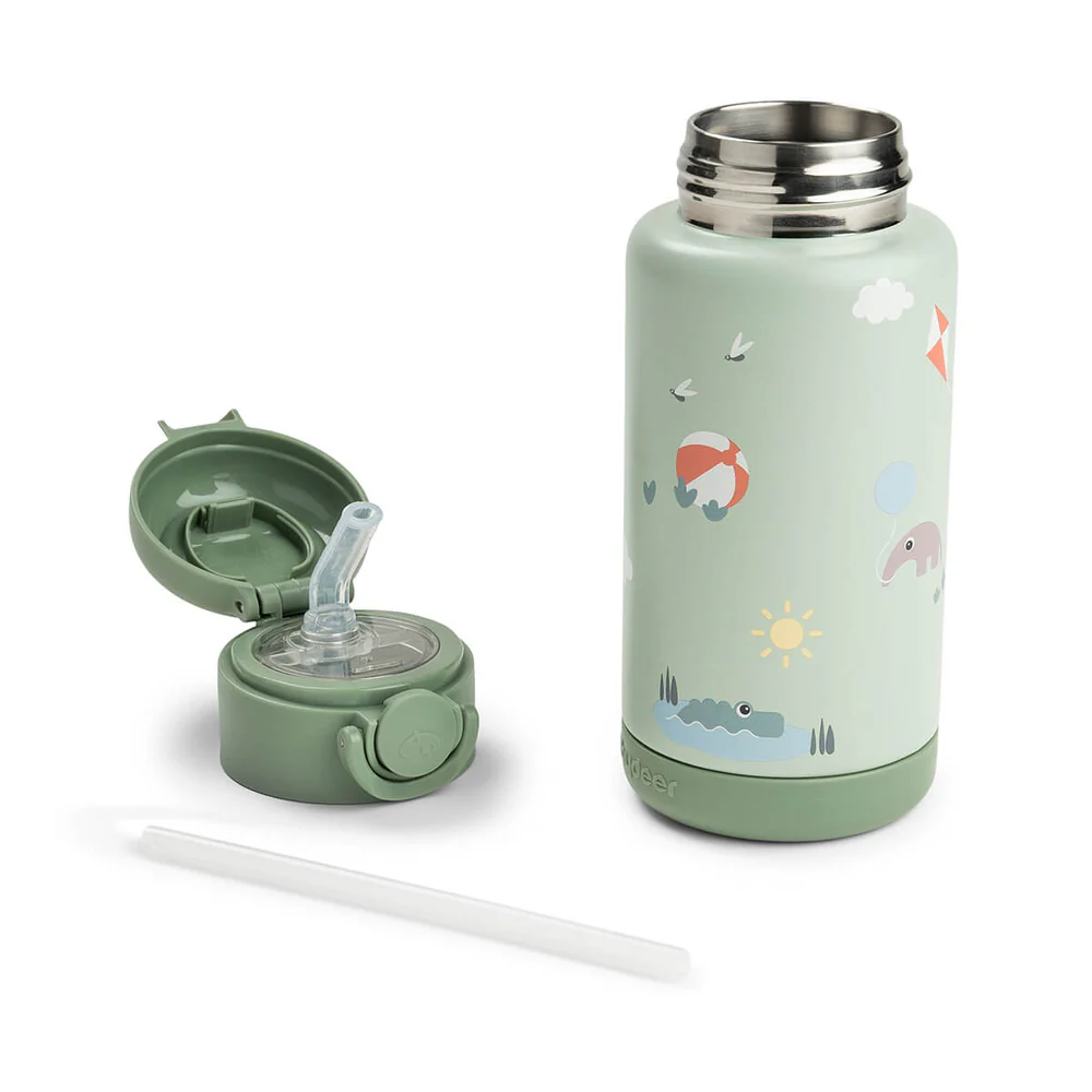 Botella Térmica con Pajita Playground Verde - Imagen 6