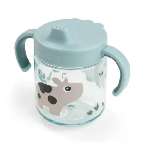 Taza con Boquilla de Aprendizaje dos Asas - Parque Infantil - Azul