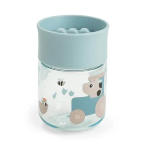 Taza de Aprendizaje 360° - Tiny Farm - Azul