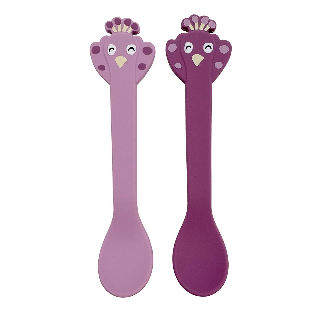 Silicona Cucharas 2-pack - Mrs. Peacock