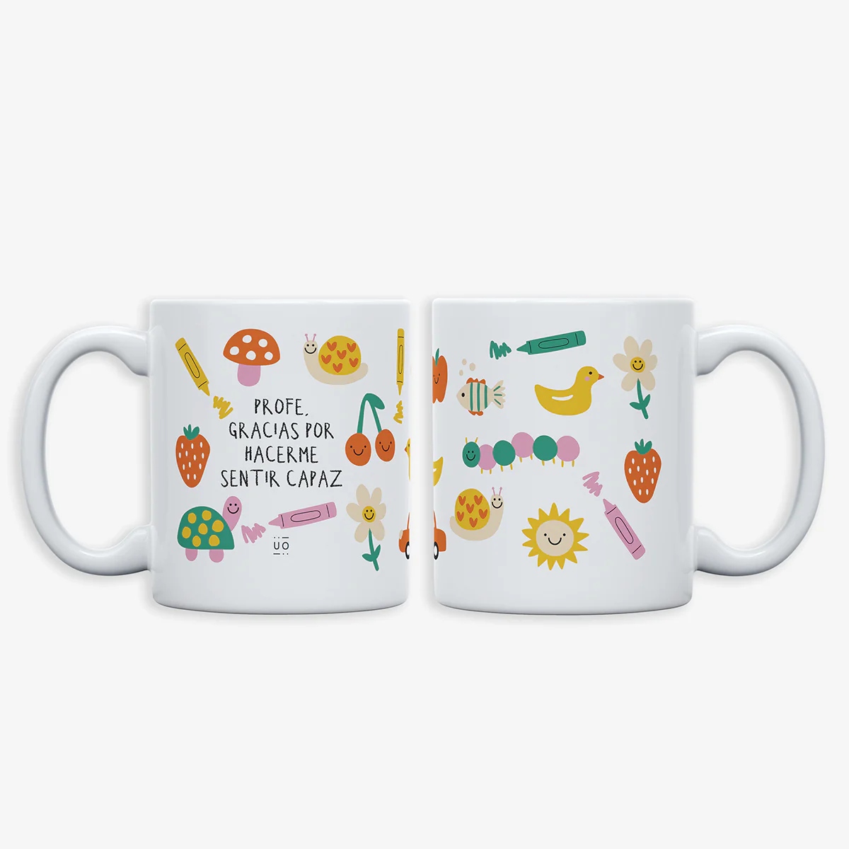 Kit Taza + Calcetines "Profe, gracias por hacerme sentir capaz" T. 36-41 - Imagen 2