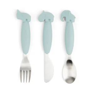 Easy-grip Cuberteria - Deer friends - Azul