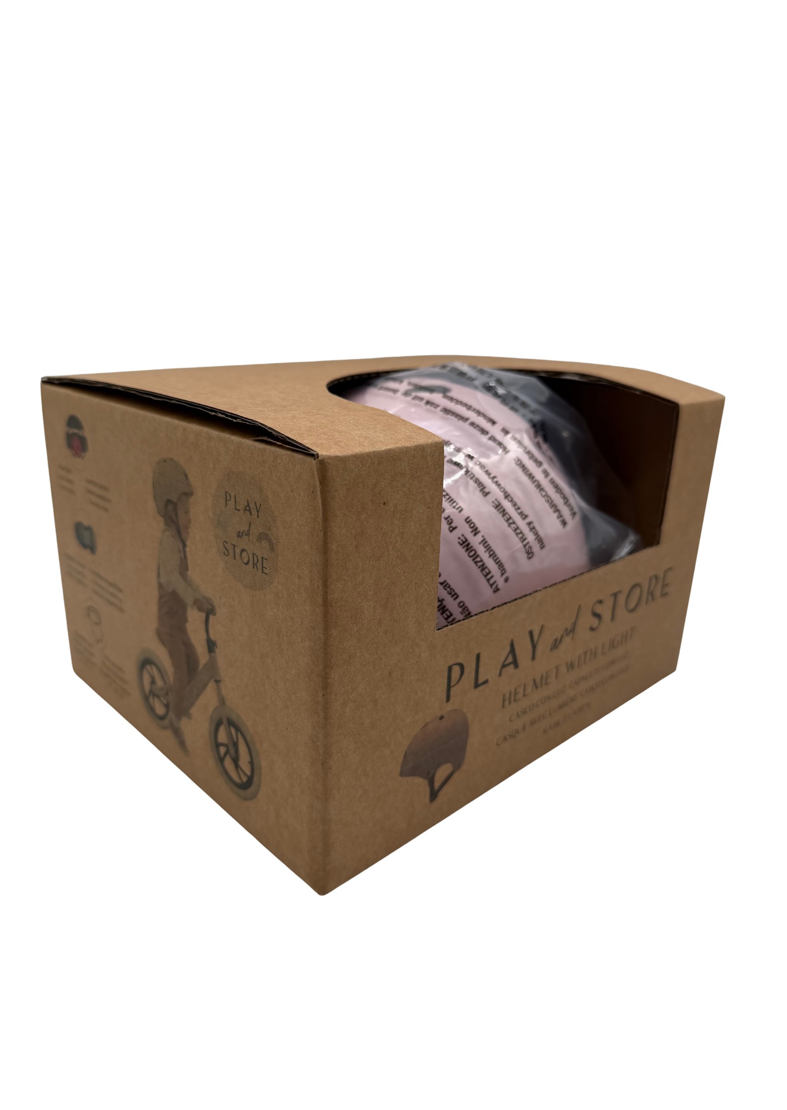 Casco con Luz Play and Store Pink - Imagen 7